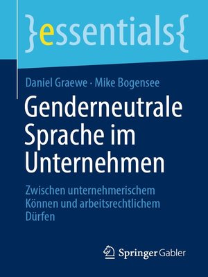 cover image of Genderneutrale Sprache im Unternehmen